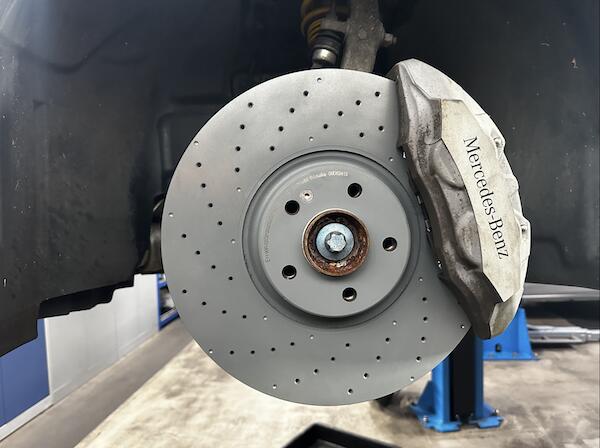 Bild einer neuen Bremsscheibe